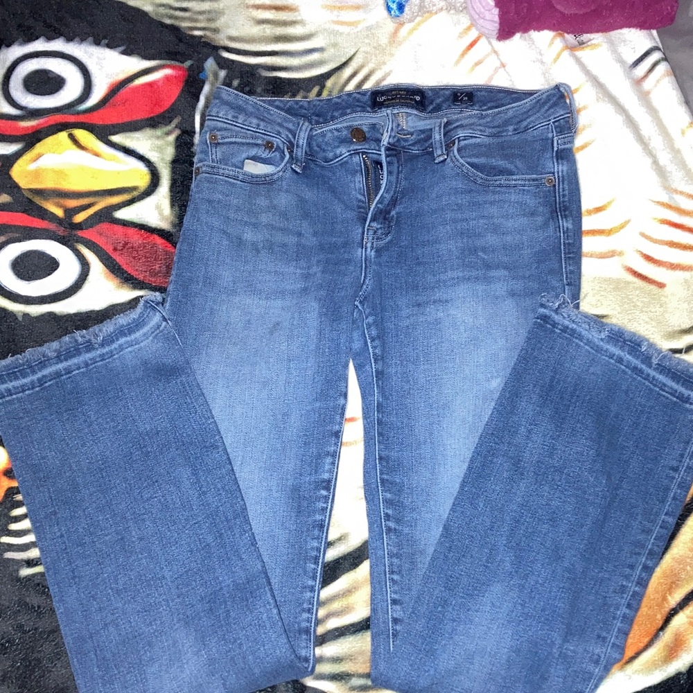 Lucky Brand Women's Straight Leg Blue Jeans